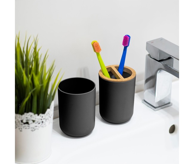 Set 6 accesorii baie negru teesa