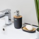 Set 6 accesorii baie negru teesa