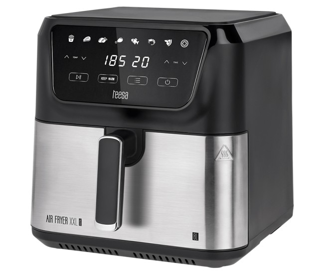 Friteuza airfryer 8l 1700w digital air fryer xxl teesa Friteuza airfryer 8l 1700w digital air fryer xxl teesa