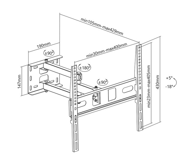Suport universal led tv 32-55 inch Suport universal led tv 32-55 inch