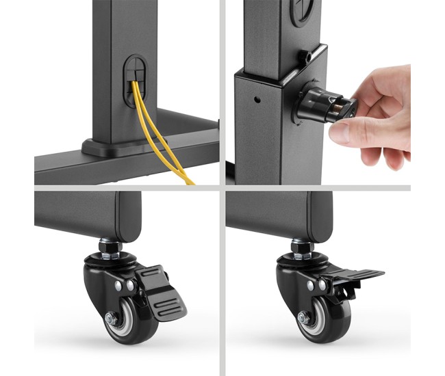 Suport tv stand mobil 32-55 inch 35kg cabletech Suport tv stand mobil 32-55 inch 35kg cabletech