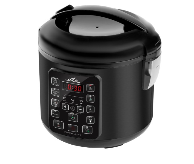 Aparat multifunctional pentru gatit orez ETA Fornellino 8131 90000, 500W, 1.5 litri, 9 programe automate, negru