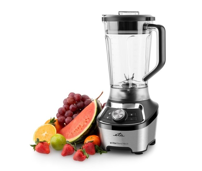 Blender de masa ETA Vital Blend Mini II 5100 90000, 1200W, 1.85 litri, 3 programe, otel inoxidabil, negru Blender de masa ETA Vital Blend Mini II 5100 90000, 1200W, 1.85 litri, 3 programe, otel inoxidabil, negru