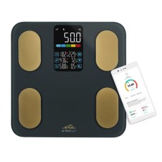 Cantar corporal SMART ETA Vital Gym 7779 90000, Bluetooth 5.4, analiza corporala 25 parametri, aplicatie ETA Body Balance, negru