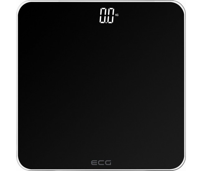 Cantar de persoane ECG OV 1821 negru, 180Kg, sticla Cantar de persoane ECG OV 1821 negru, 180Kg, sticla