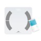 Cantar de persoane ETA Vital Fitness 2779 90000, 180 kg, aplicatie ETA Smart, analiza 18 parametri corporali, alb