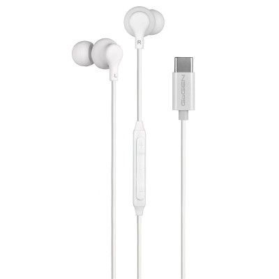 Casti GoGEN ECC 10W, In-Ear, USB‑C, microfon, control volum, sunet clar si confort maxim, alb Casti GoGEN ECC 10W, In-Ear, USB‑C, microfon, control volum, sunet clar si confort maxim, alb