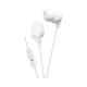 Casti JVC HA-FR15-W-EF, Cu fir, In-Ear, Microfon, mufa in L compatibila cu iPhone, Alb