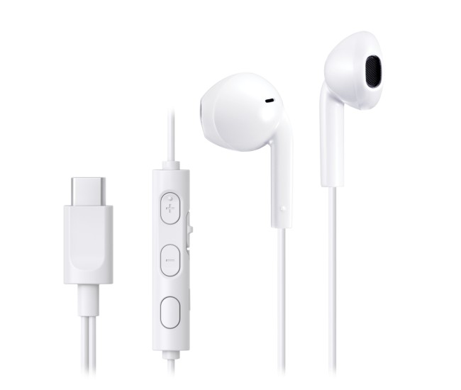 Casti JVC HA-FR17UC-W-U, Cu Fir, In-Ear, Microfon, USB-C, alb
