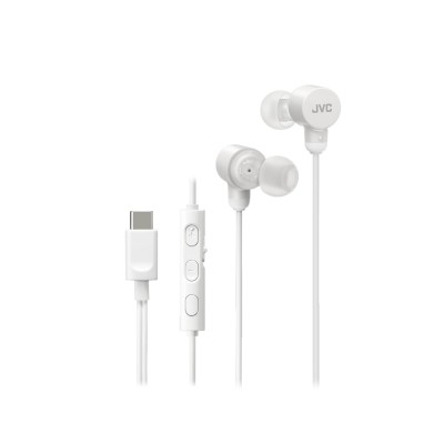 Casti JVC HA-FR29UC-W-U, Cu fir, In-Ear, Microfon, USB-C, Functie Mod Sunet, Husa, alb Casti JVC HA-FR29UC-W-U, Cu fir, In-Ear, Microfon, USB-C, Functie Mod Sunet, Husa, alb