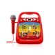 CD player cu Bluetooth si functie karaoke GoGEN DECKO, USB, MP3, Microfon, Rosu