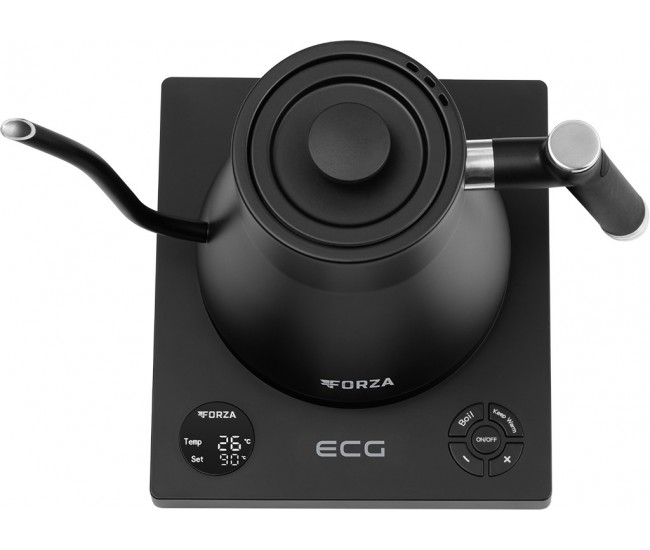 Fierbator electric ECG Forza 8000 Pour over Nero, 1200 W, 1 litru, otel inoxidabil, negru mat Fierbator electric ECG Forza 8000 Pour over Nero, 1200 W, 1 litru, otel inoxidabil, negru mat