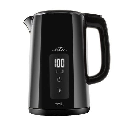 Fierbator electric ETA Emily 4595 90000, 2200 W, 1.5 litri, pereti dubli, afisaj LED, 40-100 °C, negru Fierbator electric ETA Emily 4595 90000, 2200 W, 1.5 litri, pereti dubli, afisaj LED, 40-100 °C, negru