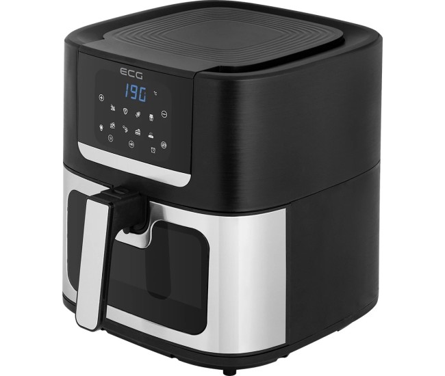 Friteuza cu aer cald ECG AF 8000 Crusty XL, 7 litri, 1700 W, control digital, 8 programe, temperatura 80-200°C