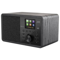 Internet radio JVC RA-E814B, 5W RMS, tuner DAB+/FM, Bluetooth, ecran color 2,4 inch, negru