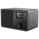 Internet radio JVC RA-E814B, 5W RMS, tuner DAB+/FM, Bluetooth, ecran color 2,4 inch, negru