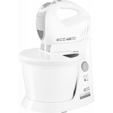 Mixer de mana cu bol rotativ ECG RSM 4052, 400 W, 3.5 L, 5 viteze, functie Turbo, alb Mixer de mana cu bol rotativ ECG RSM 4052, 400 W, 3.5 L, 5 viteze, functie Turbo, alb