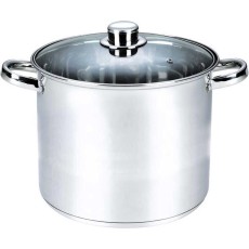 Oala cu capac Michelino XXL, 17 litri, 32 cm, otel inoxidabil, argintiu