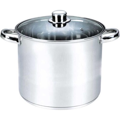 Oala cu capac Michelino XXL, 17 litri, 32 cm, otel inoxidabil, argintiu