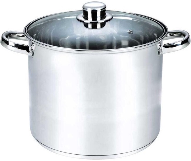 Oala cu capac Michelino XXL, 17 litri, 32 cm, otel inoxidabil, argintiu Oala cu capac Michelino XXL, 17 litri, 32 cm, otel inoxidabil, argintiu