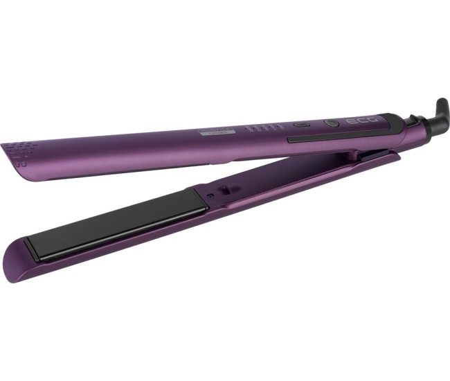Placa de indreptat parul ECG Modifica Straight Chiara 48 W, 150-230°C, invelis ceramic, 5 niveluri de temperatura, violet Placa de indreptat parul ECG Modifica Straight Chiara 48 W, 150-230°C, invelis ceramic, 5 niveluri de temperatura, violet