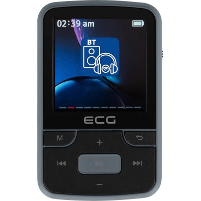 Player Mp3/Mp4, Bluetooth, FM, LCD color 1.54 inch, 32 GB, suport microSD, microfon, gri