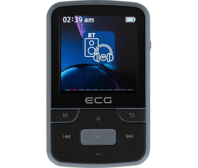 Player Mp3/Mp4, Bluetooth, FM, LCD color 1.54 inch, 32 GB, suport microSD, microfon, gri