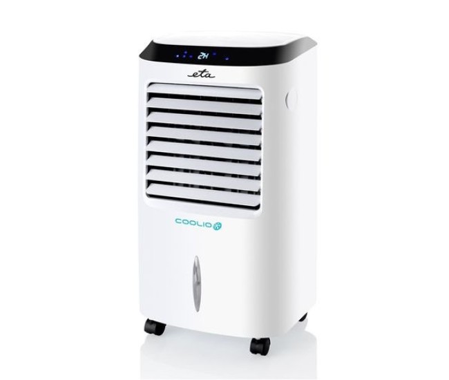 Racitor de aer portabil 4 in 1 cu ionizare ETA Coolio 0568, 65 W, 10 L, 3 viteze de ventilare, telecomanda Racitor de aer portabil 4 in 1 cu ionizare ETA Coolio 0568, 65 W, 10 L, 3 viteze de ventilare, telecomanda
