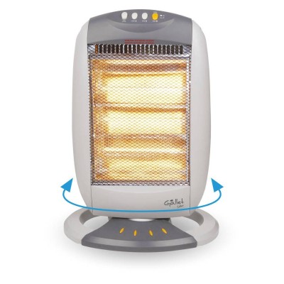 Radiator cu halogen Gallet HAL 200, 400/800/1200W, 3 zone, functie de rotatie, alb