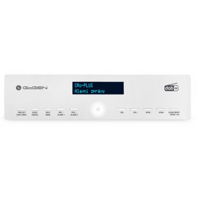 Radio de bucatarie cu DAB+ si FM GoGEN 600, 1 W, Bluetooth, LCD, ceas cu alarma