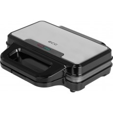 Sandwich maker ECG S 2120 Grande, 900 W, 4 sandvisuri triunghiulare, design din otel inoxidabil si plastic Sandwich maker ECG S 2120 Grande, 900 W, 4 sandvisuri triunghiulare, design din otel inoxidabil si plastic