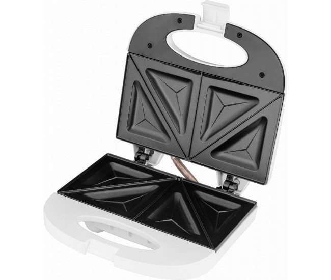 Sandwich maker ECG S 3271, 750 W, 4 sandwich-uri triunghiulare Sandwich maker ECG S 3271, 750 W, 4 sandwich-uri triunghiulare
