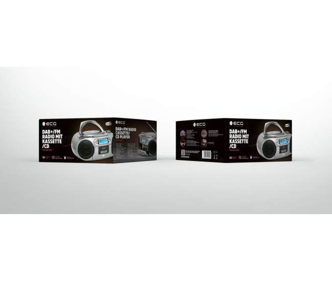 Sistem audio ECG CDR 990 DAB, 2 x 2 W RMS, Radio FM, USB, CD Player, Casetofon MP3, GRI Sistem audio ECG CDR 990 DAB, 2 x 2 W RMS, Radio FM, USB, CD Player, Casetofon MP3, GRI