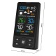 Statie meteo cu prognoza animata GoGEN ME 1250B, LCD color, senzor extern fara fir, negru