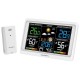 Statie meteo interior-exterior GoGEN ME 3350, senzor extern fara fir, LCD color, alb