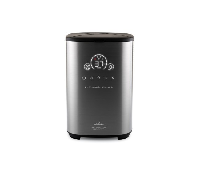 Umidificator de aer inteligent ETA Noble Smart 5629 90000, 4 litri, 110 W, ionizare, control Wi-Fi, tehnologie cu ultrasunete, gri