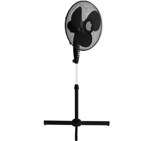 Ventilator cu picior ECG FS 40A negru, 50W, 40cm, 3 viteze, silentios Ventilator cu picior ECG FS 40A negru, 50W, 40cm, 3 viteze, silentios