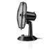 Ventilator de masa ETA Zefir 1607 90010, 45W, 30 cm, 5 palete, 4 moduri de suflare a aerului, oscilatie, negru
