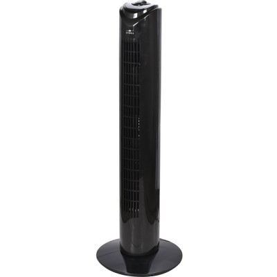 Ventilator turn LENTZ 800425, 45W, 81cm, 3 viteze, oscilatie, negru