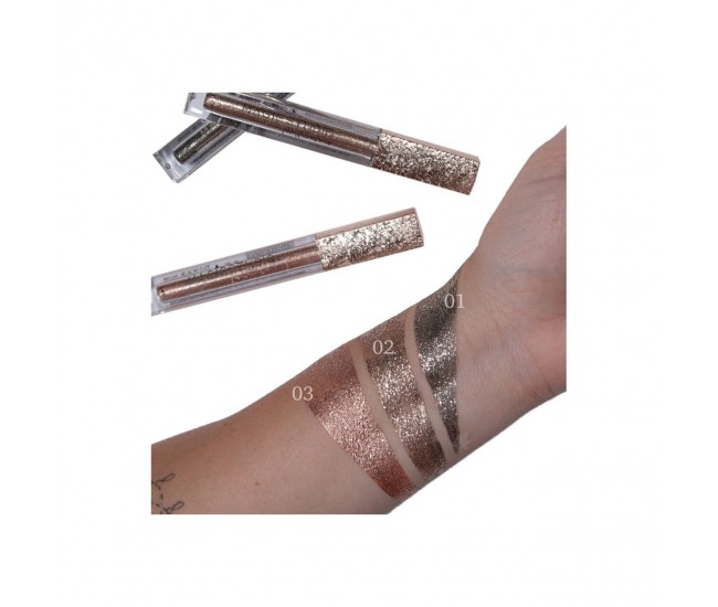 Fard de pleoape Lichid Glitter, Silver, Magic Studio