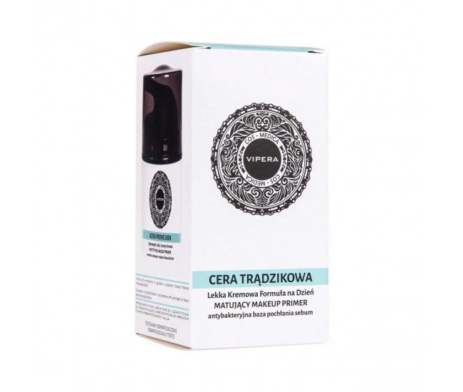 Baza machiaj matifianta, Cos-Medica, pentru ten gras si acneic, Vipera, 30ml