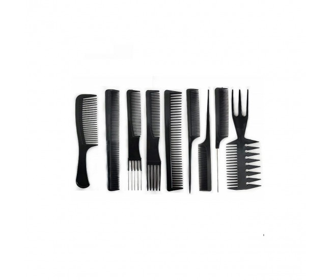 Set 10 pieptani profesionali, pentru coafat sau tuns Set 10 pieptani profesionali, pentru coafat sau tuns