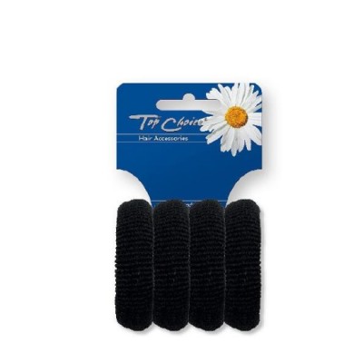 Set 4 elastice de par negre, Top Choice TC22531 Set 4 elastice de par negre, Top Choice TC22531