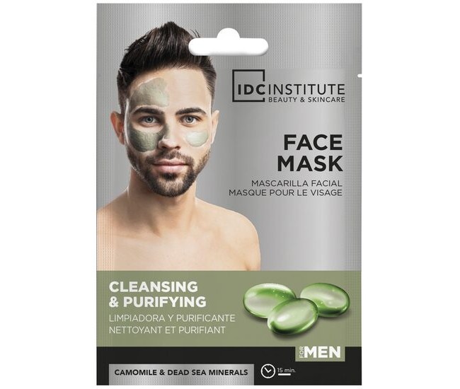 Masca faciala pentru barbati Oil Control Deep Sea Minerals IDC Institute 3439, 15 g Masca faciala pentru barbati Oil Control Deep Sea Minerals IDC Institute 3439, 15 g
