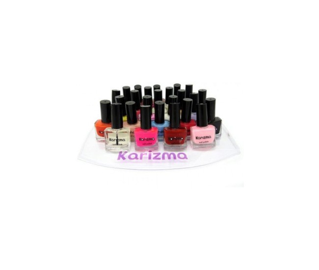 Lac de unghii Karizma, Dark Colors, set de 25 buc Lac de unghii Karizma, Dark Colors, set de 25 buc