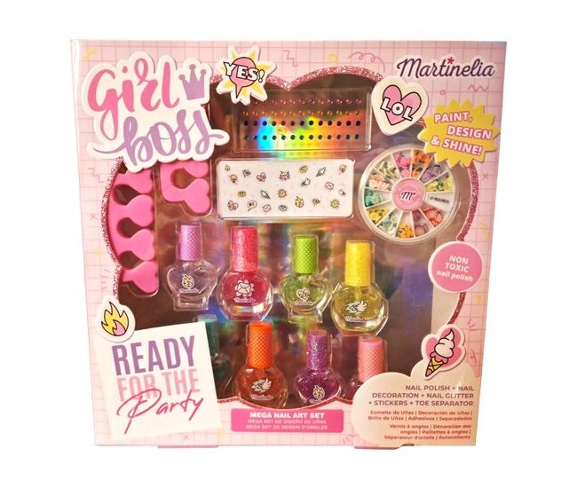 Set manichiura Super Girl Mega Nail Art , Martinelia, 26106 Set manichiura Super Girl Mega Nail Art , Martinelia, 26106