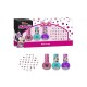 Set manichiura pentru fetite, cu 3 lacuri de unghii si modele de lipit pe unghii, Minnie Set manichiura pentru fetite, cu 3 lacuri de unghii si modele de lipit pe unghii, Minnie