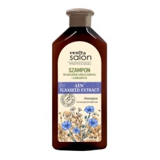 Sampon pentru par deteriorat si casant cu extract de seminte de in, Venita Herbal, 500ml