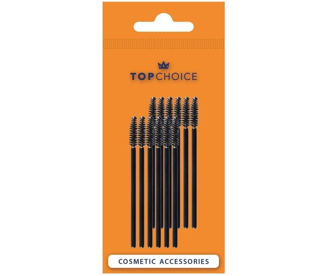 Set 12 periute pentru pieptanarea/intretinerea genelor naturale sau artificiale, Top Choice, 35449 Set 12 periute pentru pieptanarea/intretinerea genelor naturale sau artificiale, Top Choice, 35449