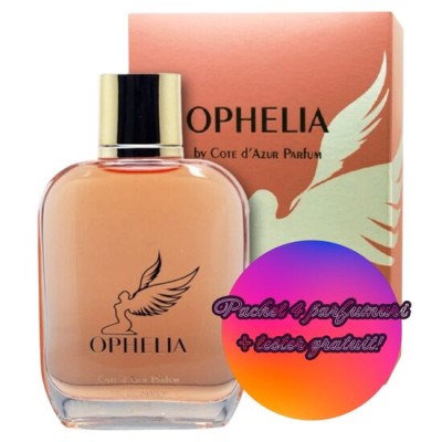 Set 4 Apa de Parfum Cote d'Azur Ophelia, Femei, 100 ml + Tester GRATUIT Set 4 Apa de Parfum Cote d'Azur Ophelia, Femei, 100 ml + Tester GRATUIT